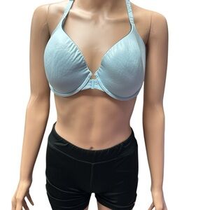Victoria Secret - EC - Light Blue Front Close Racerback Bra